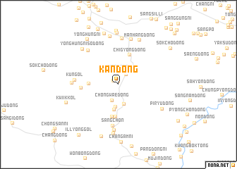 map of Kan-dong