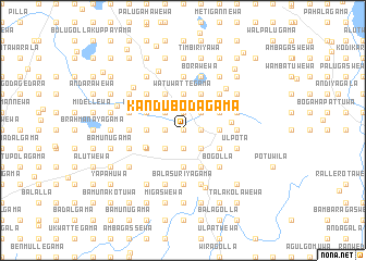 map of Kandubodagama