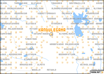 map of Kandulegama