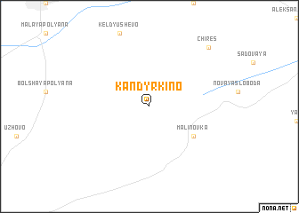 map of Kandyrkino