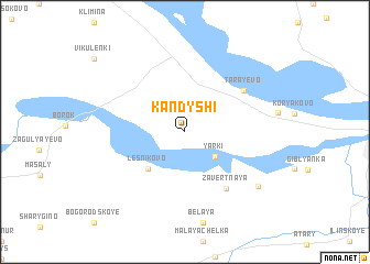 map of Kandyshi