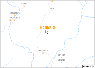 map of Kandzia