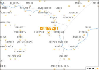 map of Kān-e ‘Ezat