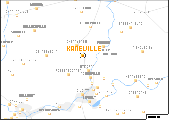 map of Kaneville