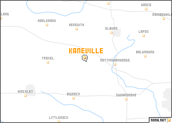 map of Kaneville