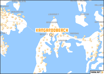 map of Kangaroo Beach