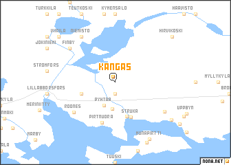 map of Kangas