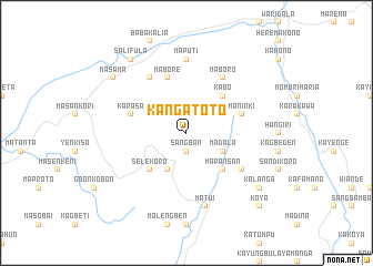 map of Kangatoto