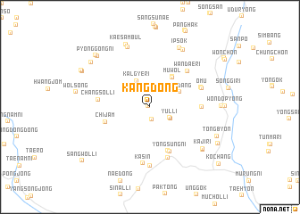 map of Kang-dong