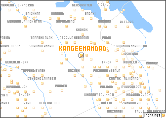 map of Kang-e Emām Dād