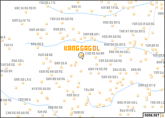 map of Kangga-gol