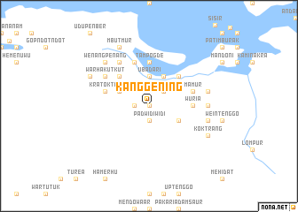 map of Kanggening