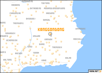 map of Kanggŏn-dong