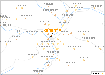 map of Kanggye