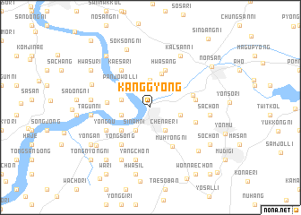 map of Kanggyŏng