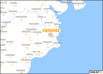 map of Kanghoe