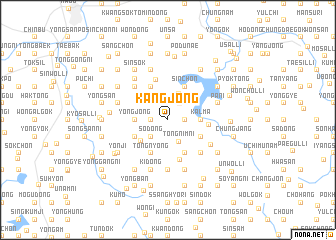 map of Kangjŏng