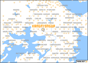 map of Kangnyŏng-ŭp