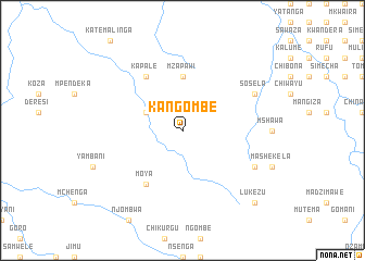 map of Kangombe