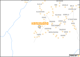 map of Kangouono
