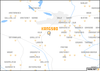 map of Kängsbo