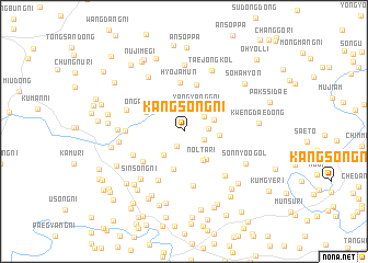 map of Kangsŏng-ni