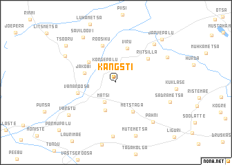 map of Kangsti