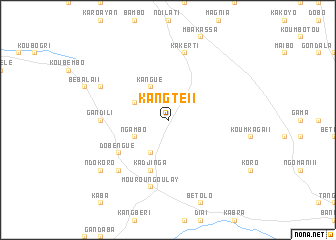 map of Kangté II