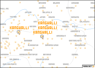 map of Kangwalli