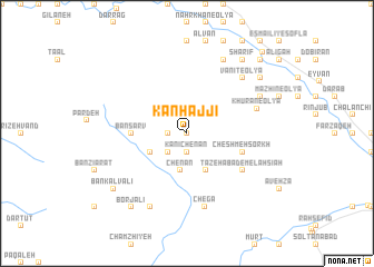 map of Kān Ḩājjī