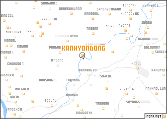 map of Kanhyŏn-dong