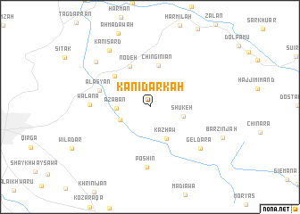 map of Kānī Dārkah