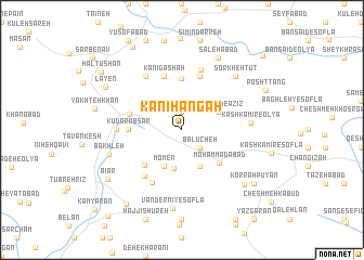 map of Kānī Hangah