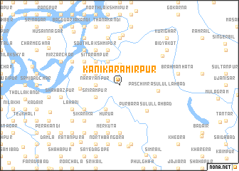 map of Kanikāra Mīrpur