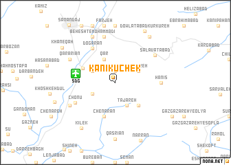 map of Kānī Kūchek