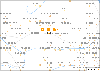 map of Kānī Rash