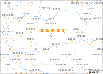 map of Kānī Savārān