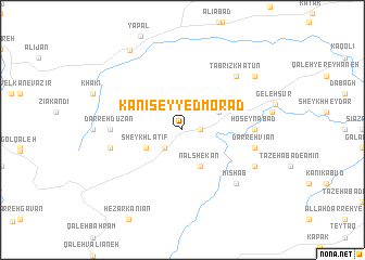 map of Kānī Seyyed Morād