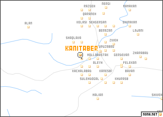 map of Kānī Tāber