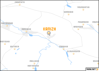 map of Kanizh