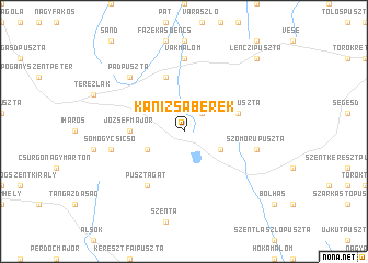 map of Kanizsaberek