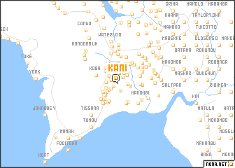 map of Kani