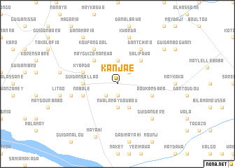 map of Kanjaé