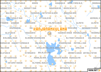 map of Kanjanamkulama