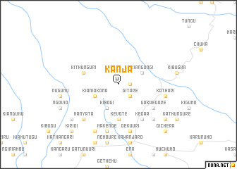 map of Kanja