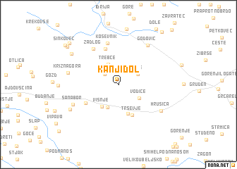 map of Kanji Dol