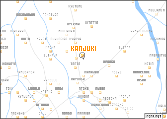 map of Kanjuki