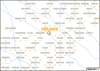 map of Kanjuku