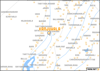 map of Kanjuwāla