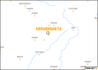 map of Kanka-Mawete